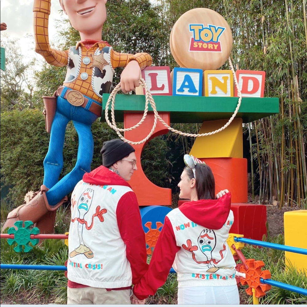 NWT Cakeworthy Forky Disney Toy Story Wind Jackets